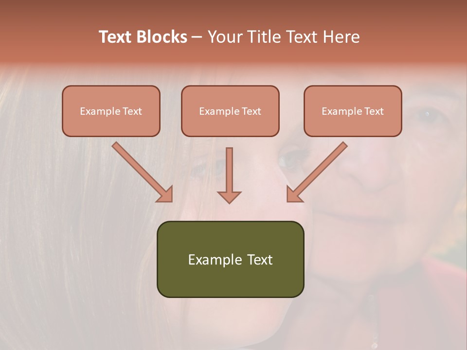 Relatives Hope Senior PowerPoint Template