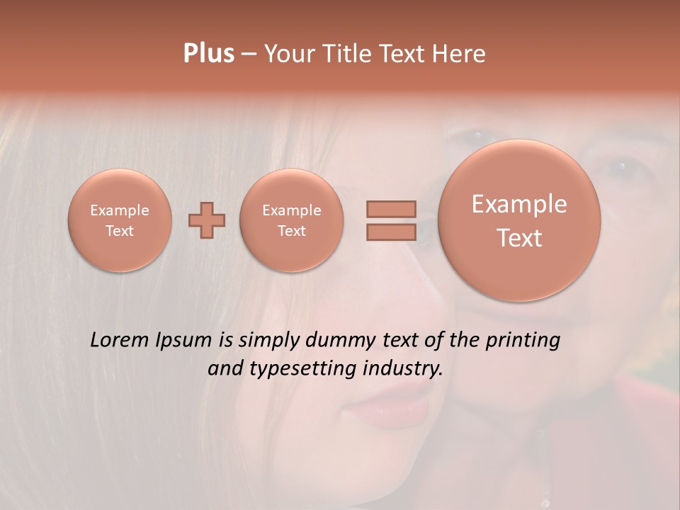 Relatives Hope Senior PowerPoint Template