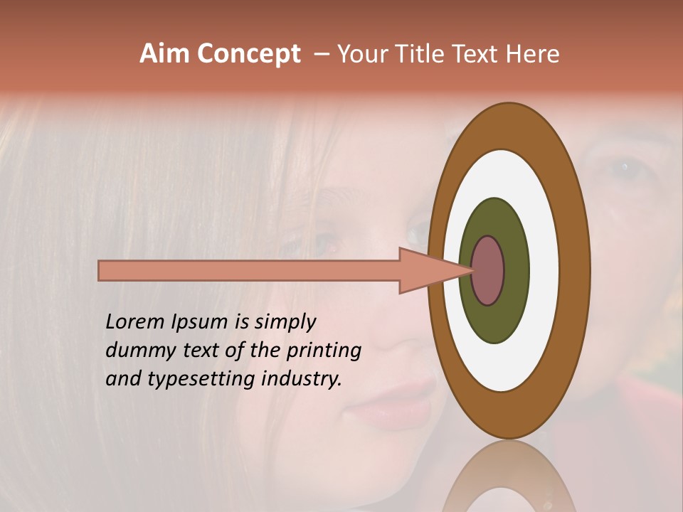 Relatives Hope Senior PowerPoint Template