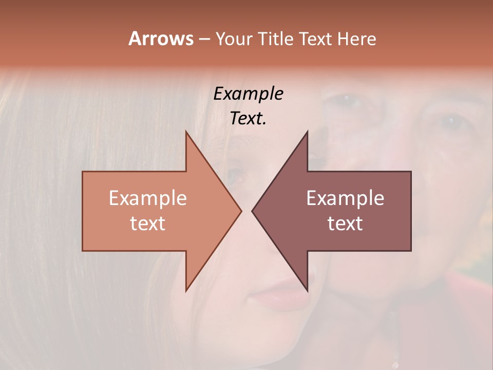 Relatives Hope Senior PowerPoint Template