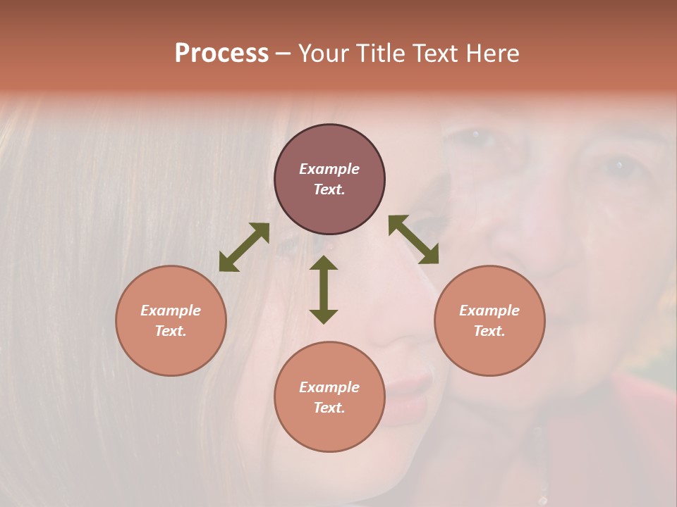 Relatives Hope Senior PowerPoint Template