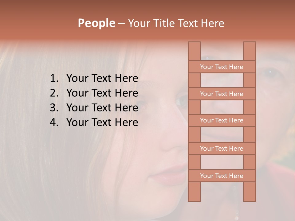 Relatives Hope Senior PowerPoint Template