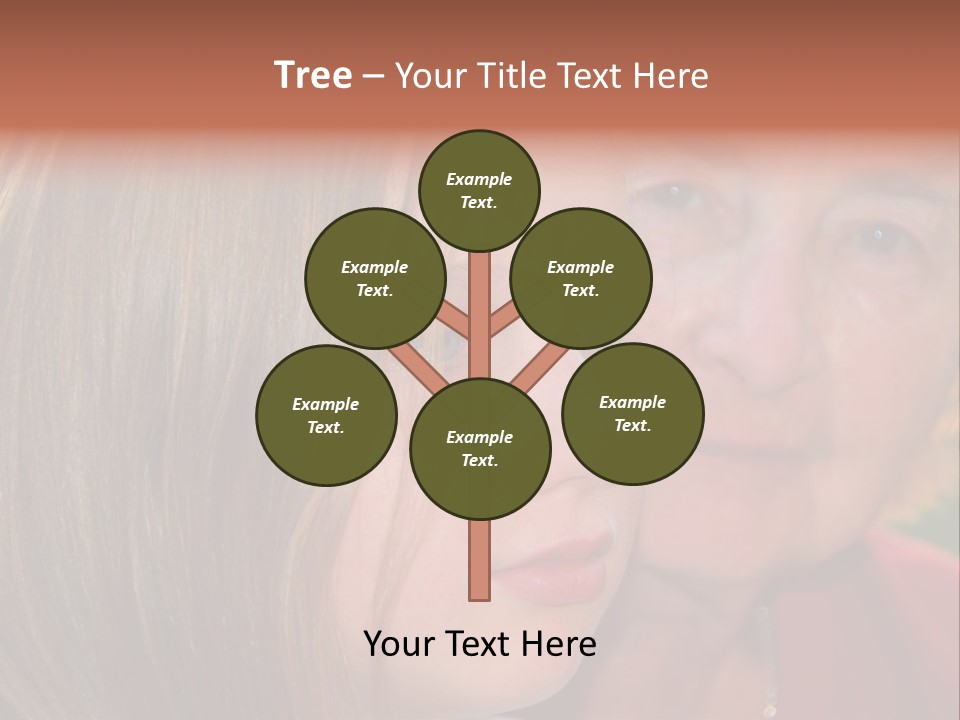 Relatives Hope Senior PowerPoint Template