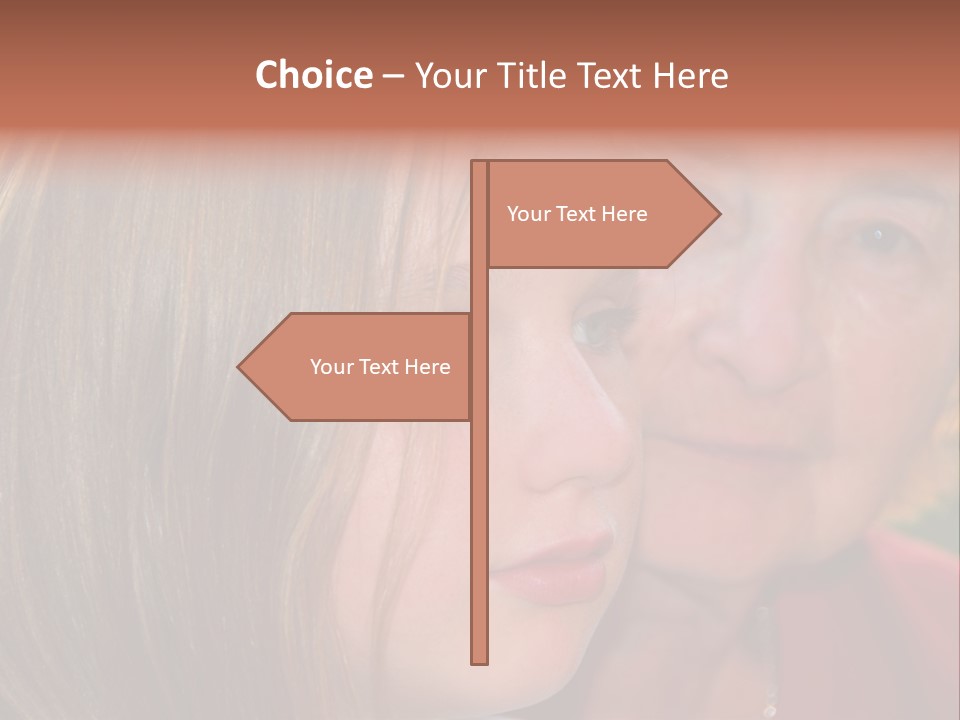 Relatives Hope Senior PowerPoint Template