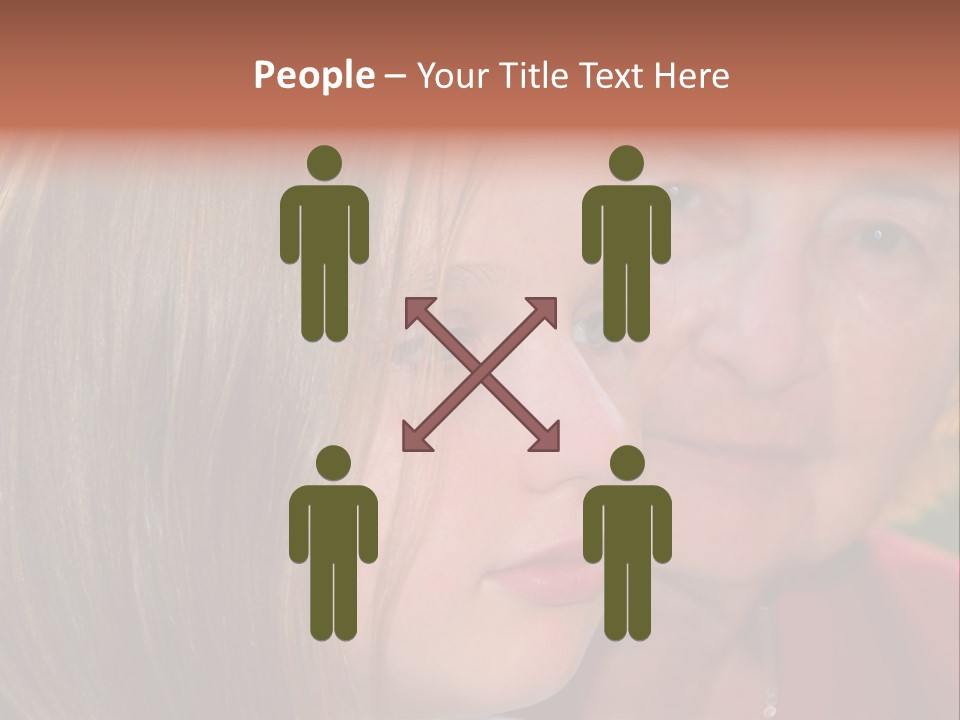 Relatives Hope Senior PowerPoint Template