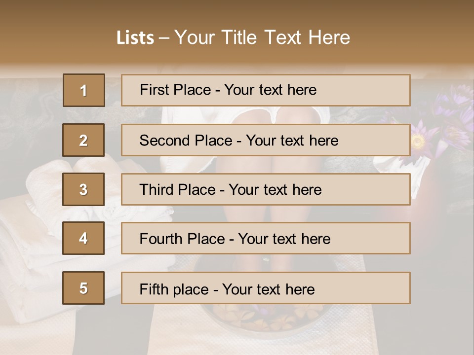 Skincare Soak Health PowerPoint Template