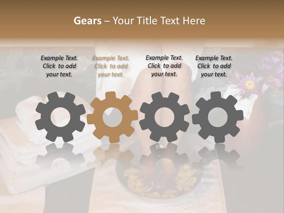 Skincare Soak Health PowerPoint Template