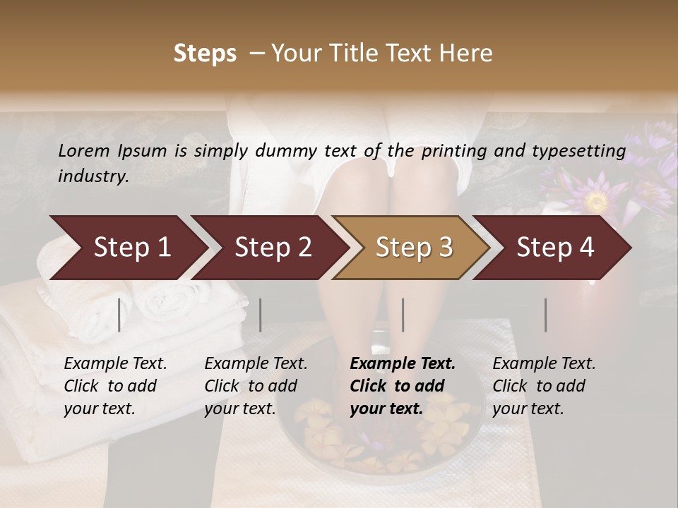 Skincare Soak Health PowerPoint Template