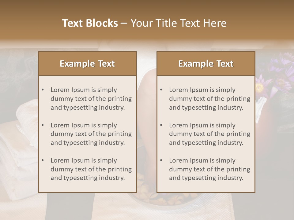 Skincare Soak Health PowerPoint Template