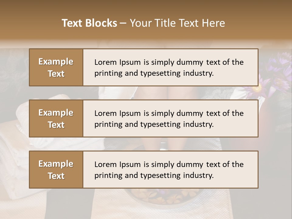 Skincare Soak Health PowerPoint Template