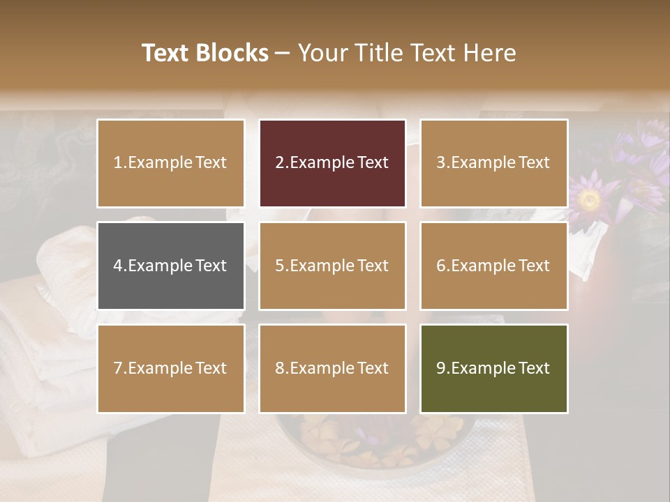 Skincare Soak Health PowerPoint Template