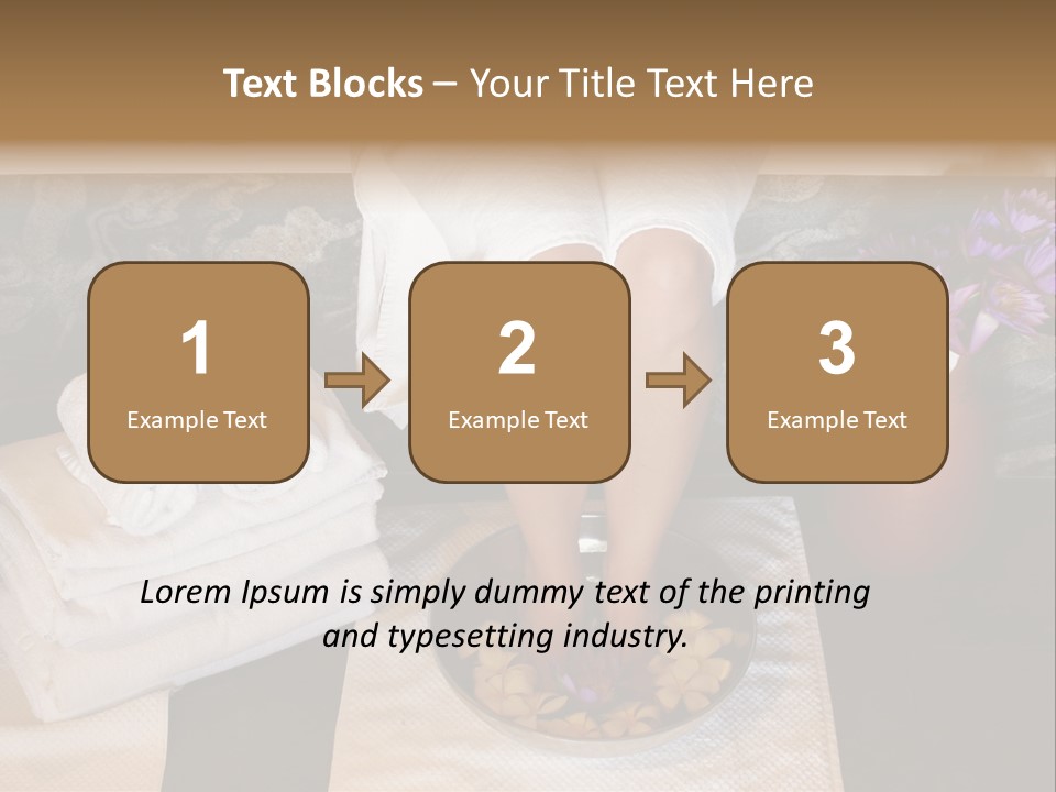 Skincare Soak Health PowerPoint Template