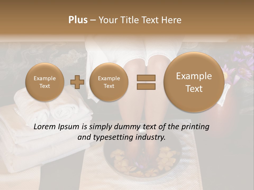 Skincare Soak Health PowerPoint Template