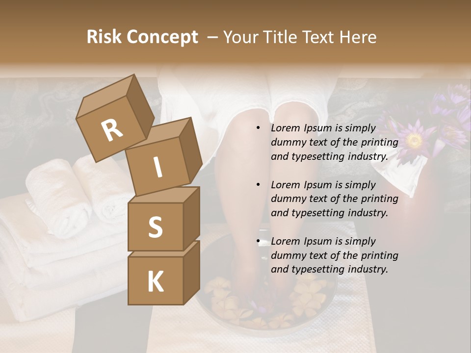 Skincare Soak Health PowerPoint Template