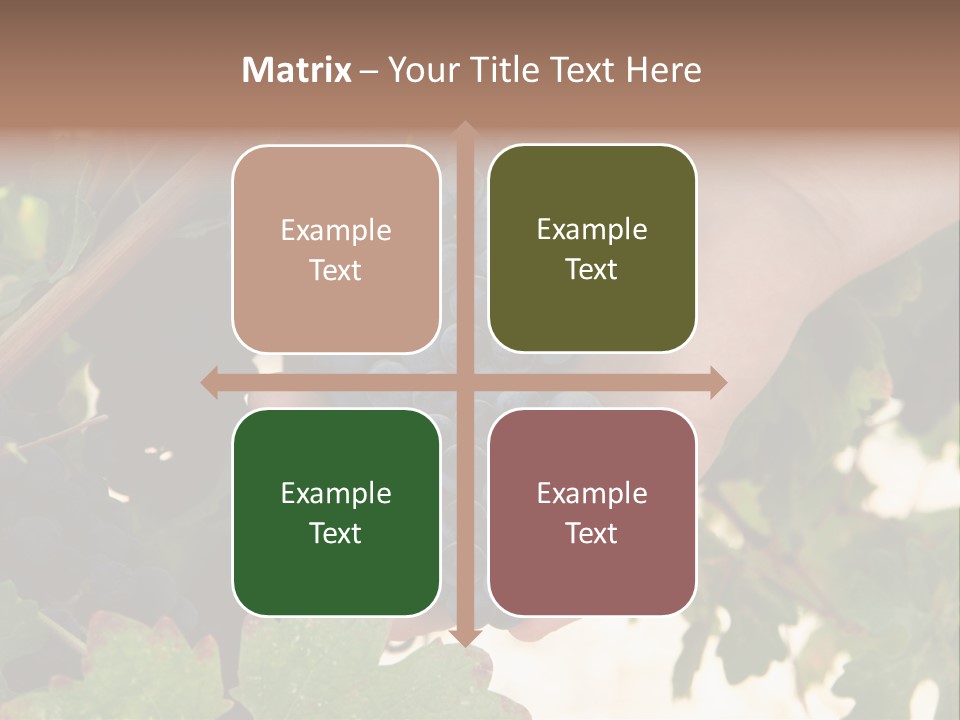 Blue Vintner Hanging PowerPoint Template