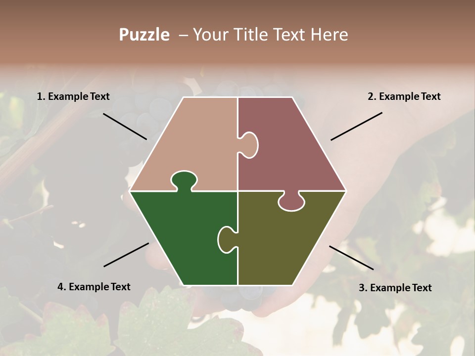 Blue Vintner Hanging PowerPoint Template