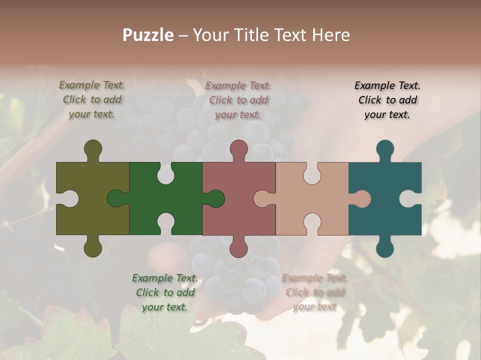 Blue Vintner Hanging PowerPoint Template