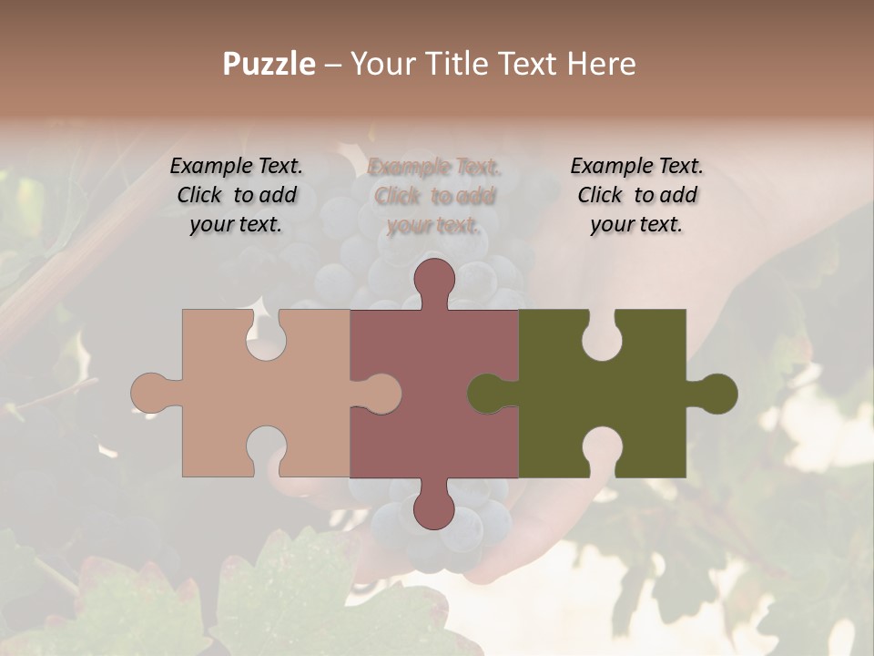 Blue Vintner Hanging PowerPoint Template