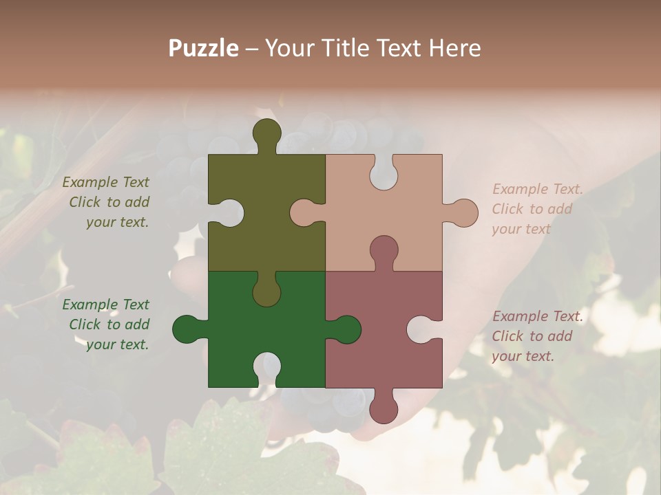 Blue Vintner Hanging PowerPoint Template