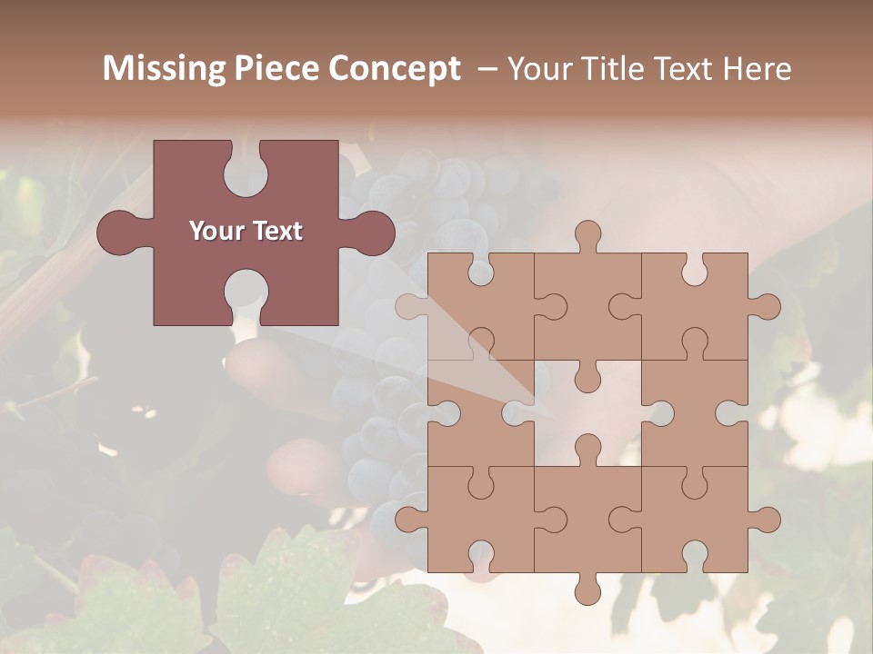 Blue Vintner Hanging PowerPoint Template