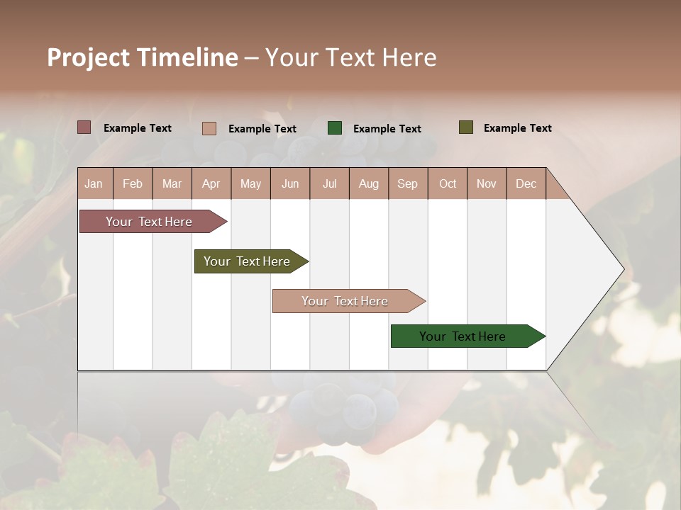 Blue Vintner Hanging PowerPoint Template