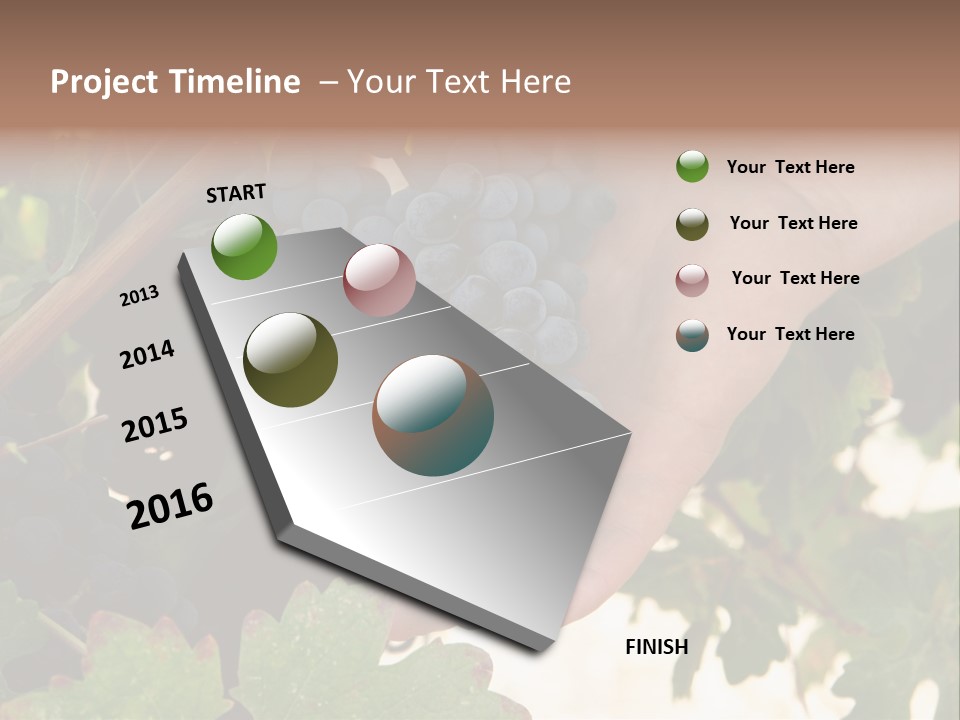 Blue Vintner Hanging PowerPoint Template