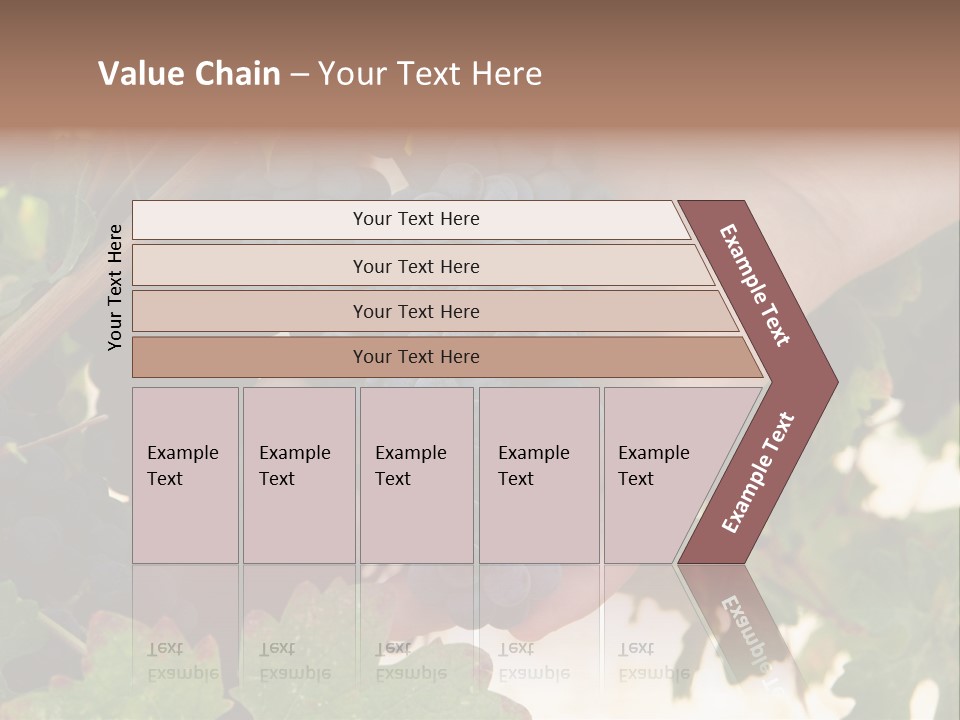 Blue Vintner Hanging PowerPoint Template