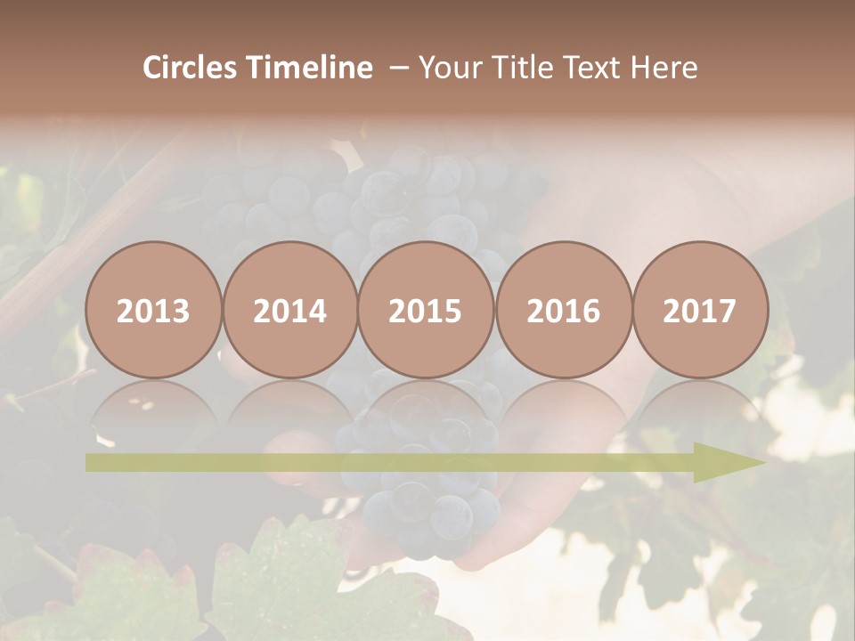 Blue Vintner Hanging PowerPoint Template