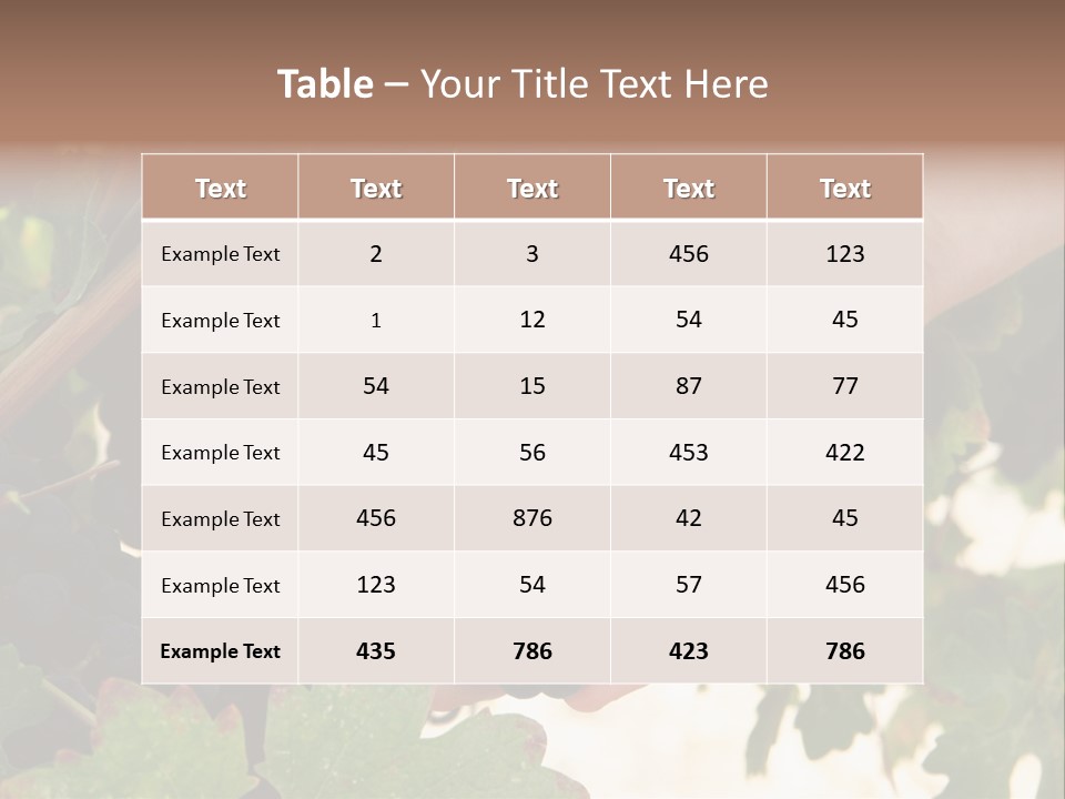 Blue Vintner Hanging PowerPoint Template