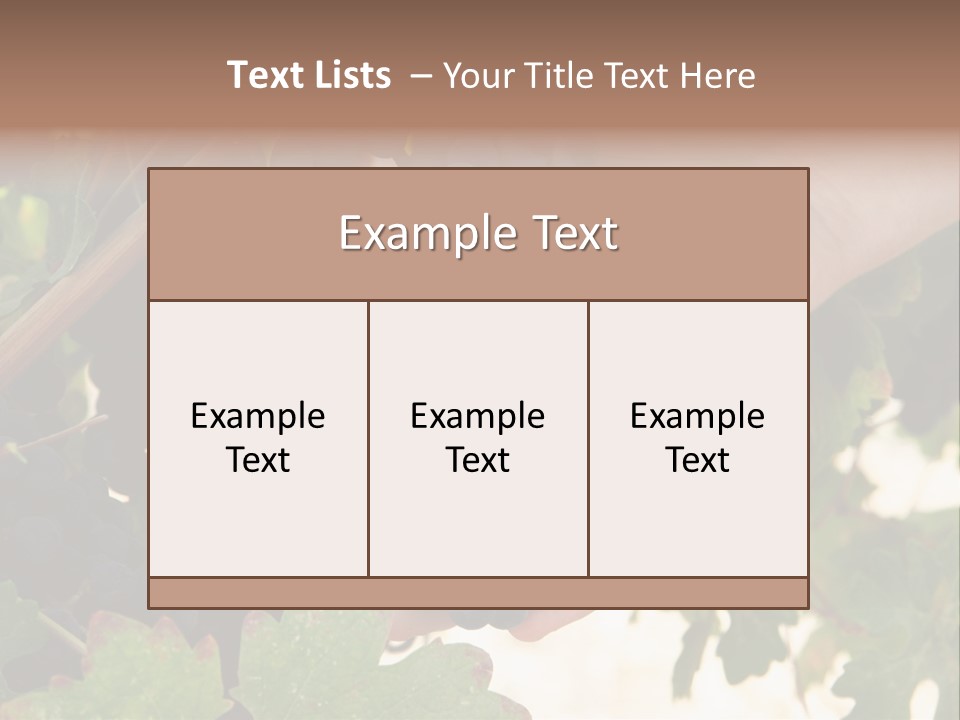 Blue Vintner Hanging PowerPoint Template
