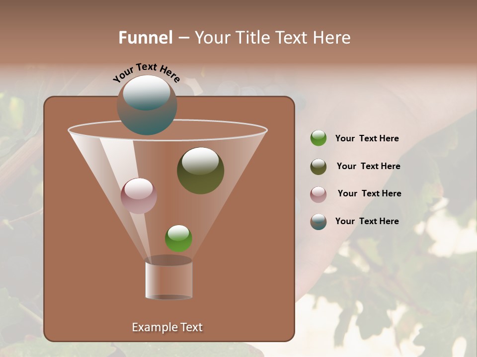 Blue Vintner Hanging PowerPoint Template