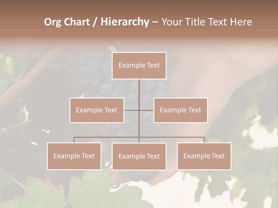 Blue Vintner Hanging PowerPoint Template