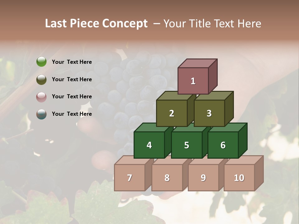 Blue Vintner Hanging PowerPoint Template