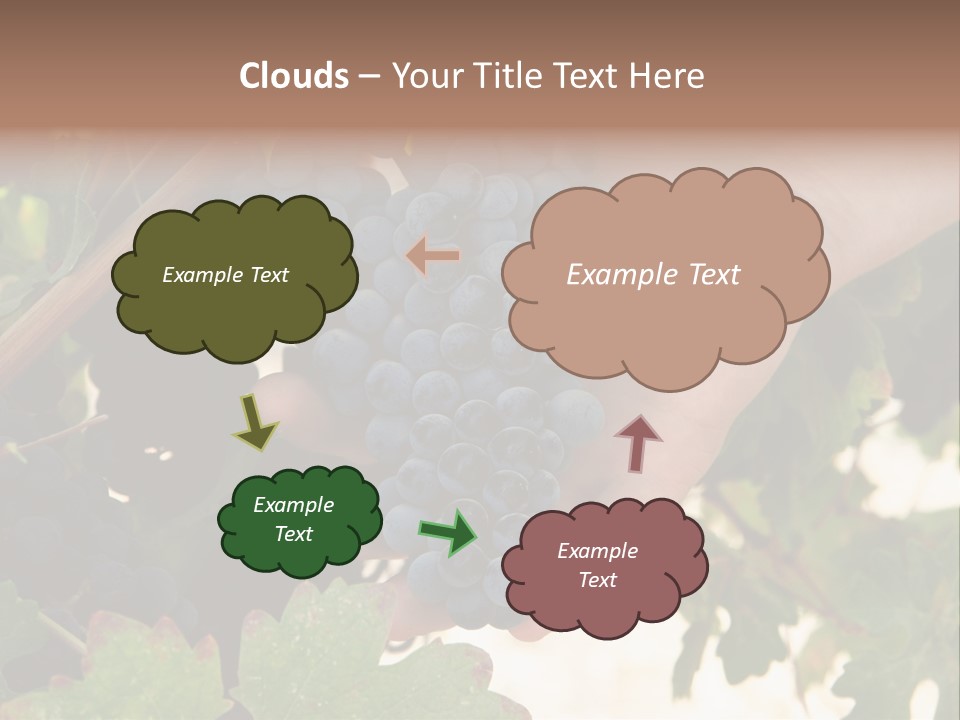 Blue Vintner Hanging PowerPoint Template