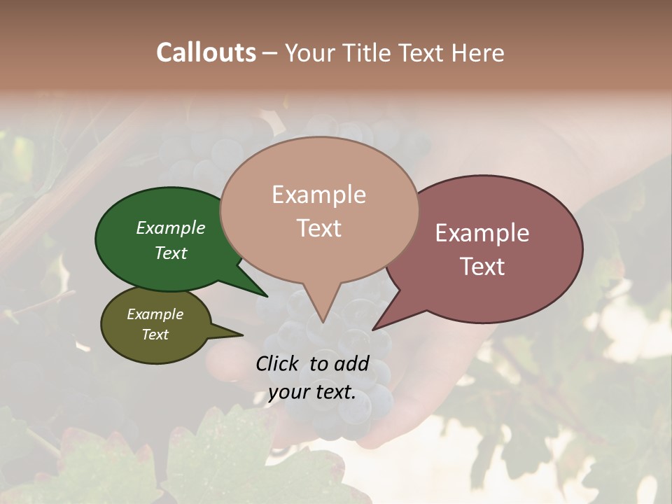 Blue Vintner Hanging PowerPoint Template