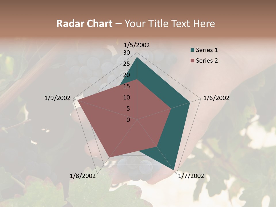 Blue Vintner Hanging PowerPoint Template