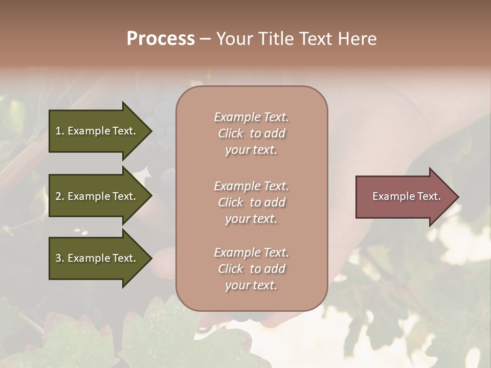 Blue Vintner Hanging PowerPoint Template