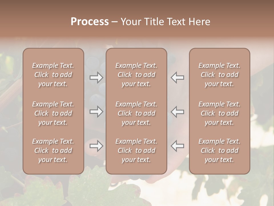 Blue Vintner Hanging PowerPoint Template