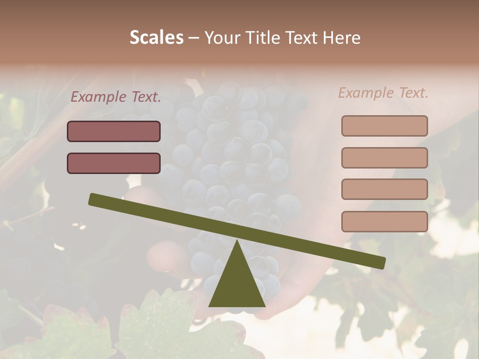 Blue Vintner Hanging PowerPoint Template