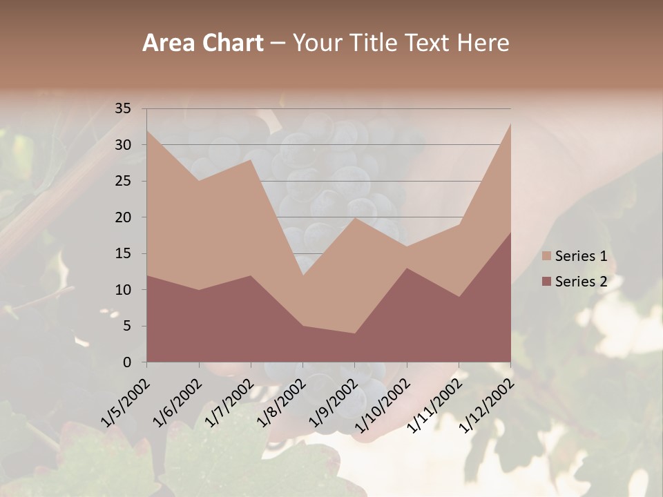 Blue Vintner Hanging PowerPoint Template