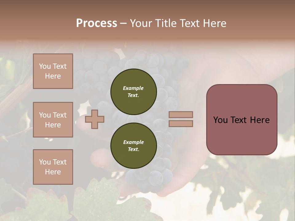 Blue Vintner Hanging PowerPoint Template