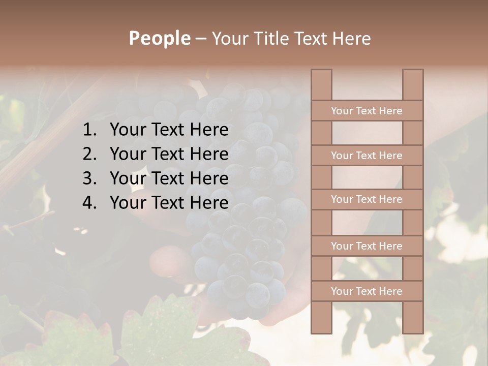 Blue Vintner Hanging PowerPoint Template
