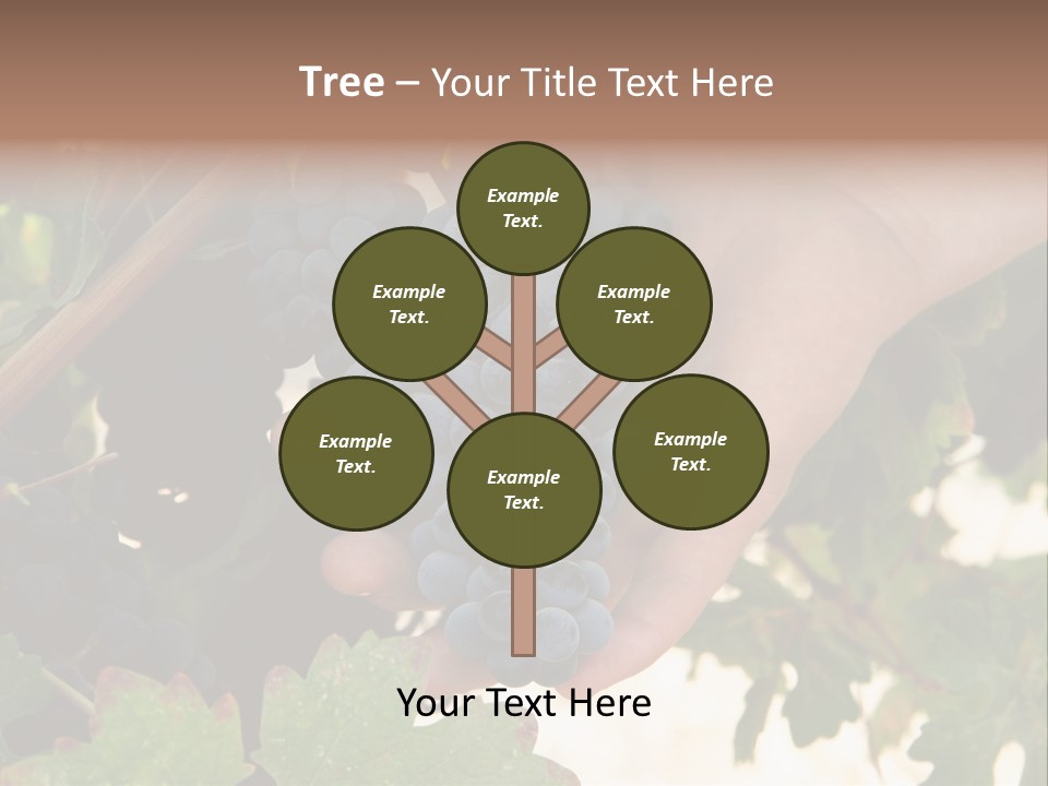 Blue Vintner Hanging PowerPoint Template