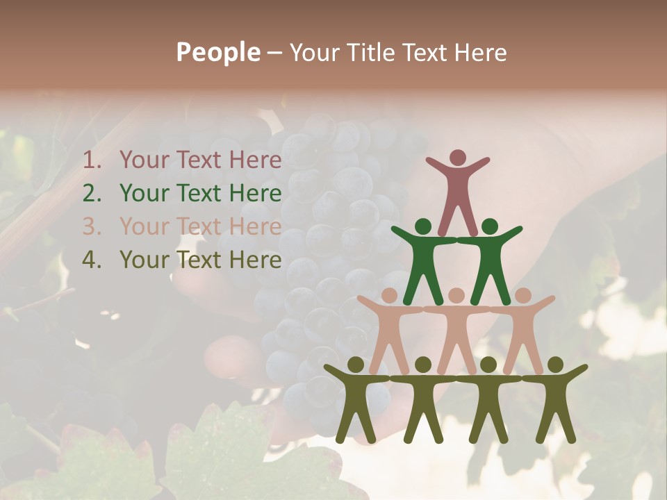 Blue Vintner Hanging PowerPoint Template