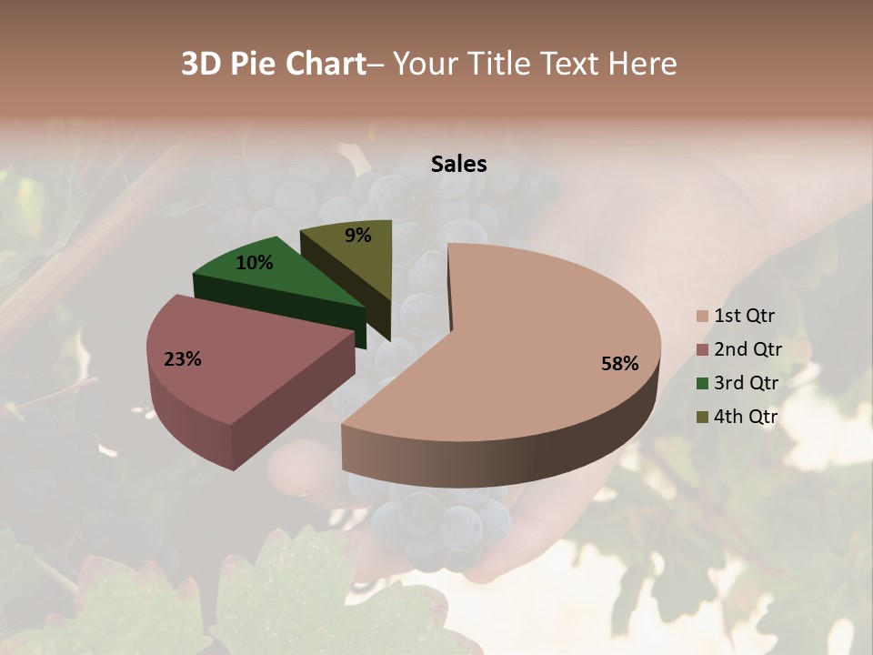 Blue Vintner Hanging PowerPoint Template