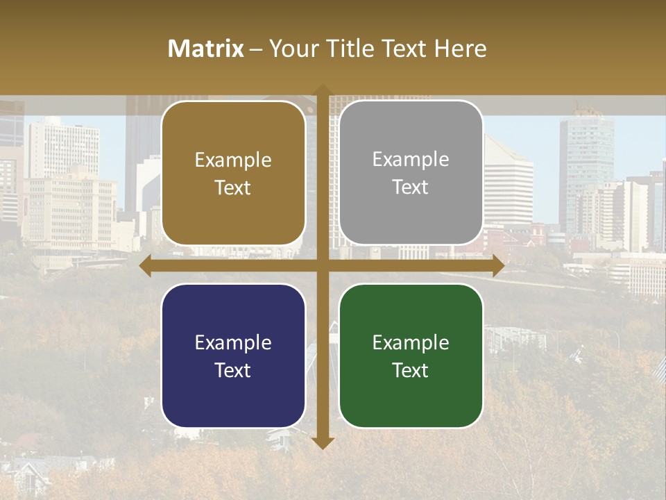 Autumn Buildings Fall PowerPoint Template