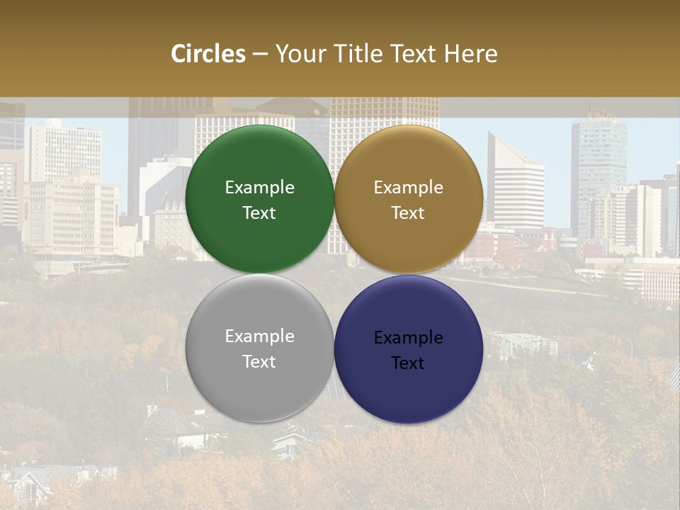 Autumn Buildings Fall PowerPoint Template