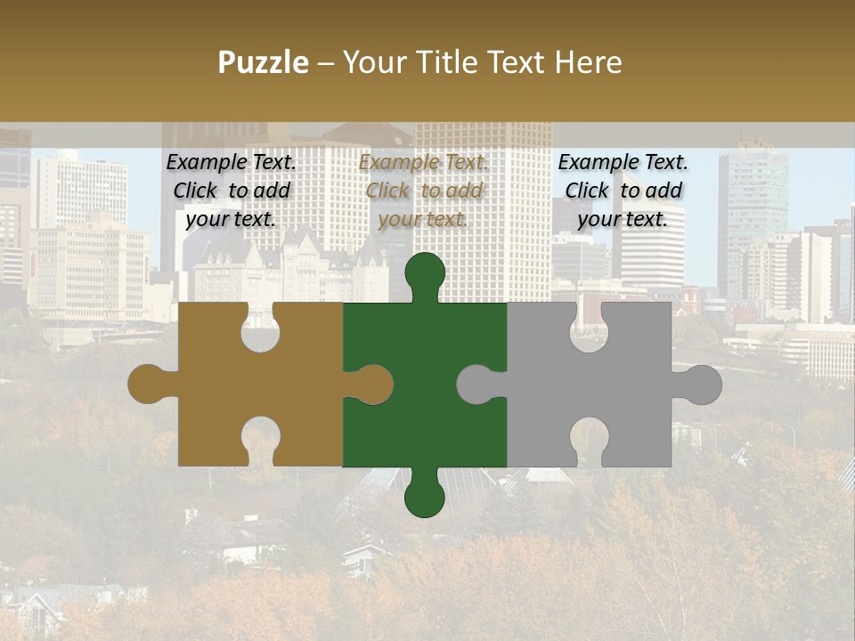 Autumn Buildings Fall PowerPoint Template