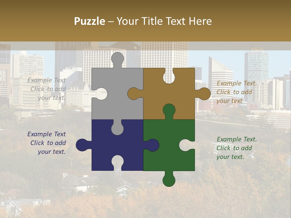 Autumn Buildings Fall PowerPoint Template