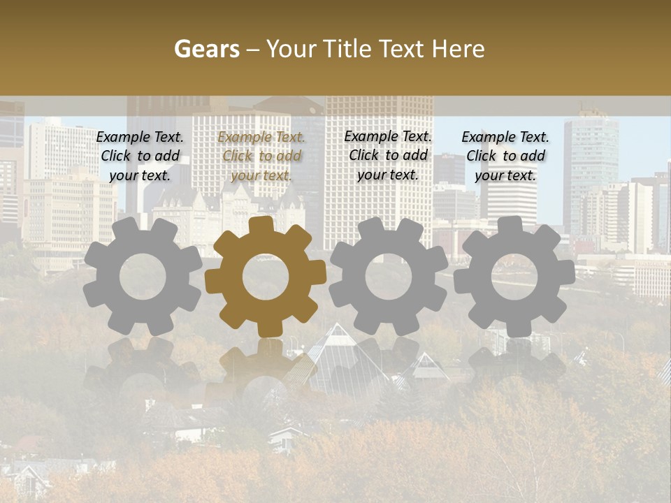 Autumn Buildings Fall PowerPoint Template